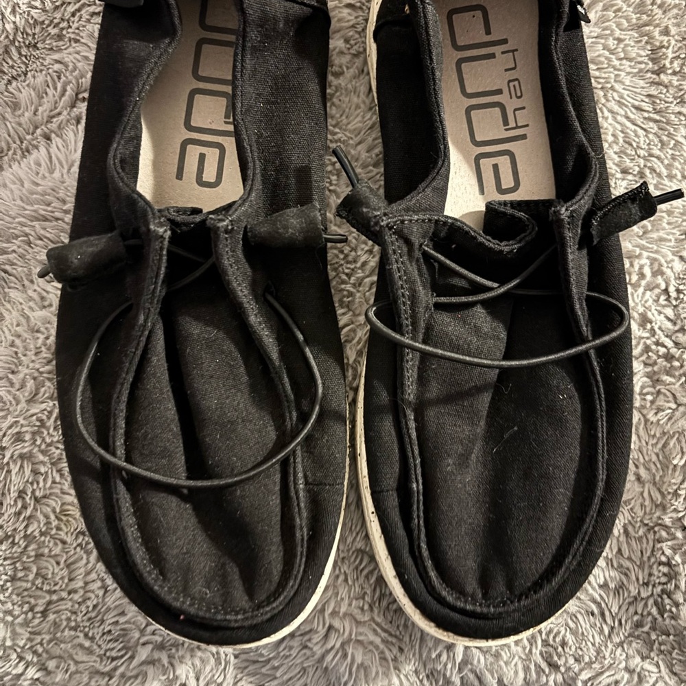Hey Dude Black Casual Shoes